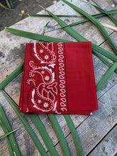 Load image into Gallery viewer, Paisley Bandana cotton scarf
