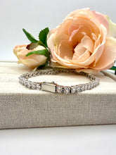 Load image into Gallery viewer, Tennis 4mm cz stones and fine finish bracelet
