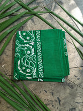 Load image into Gallery viewer, Paisley Bandana cotton scarf
