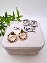 Load image into Gallery viewer, Small tube front small earrings
