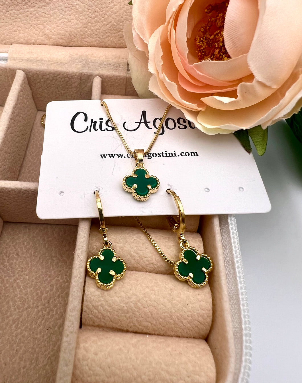 Mini VC clover jewelry set