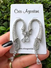 Load image into Gallery viewer, Waterfall style party earrings
