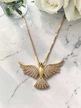 Load image into Gallery viewer, Pave studded holy spirit necklace
