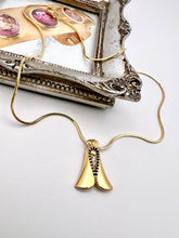 Load image into Gallery viewer, Our Lady micro cz in the middle necklace
