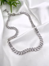 Load image into Gallery viewer, Navette  cz diamond choker necklace
