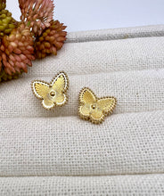 Load image into Gallery viewer, Van Cley Butterfly stud earrings
