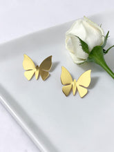 Load image into Gallery viewer, Polished elegant butterfly earrings
