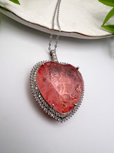 Load image into Gallery viewer, Titanic big heart fusion cz around necklace
