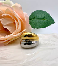 Load image into Gallery viewer, Silver and gold plated organic ring
