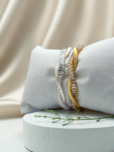 Load image into Gallery viewer, Interwoven baguette bracelet jewelry clasp
