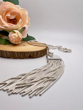 Load image into Gallery viewer, Long tassel snake chain necklace
