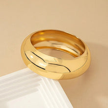 Load image into Gallery viewer, Wide smooth classic bangle bracelet
