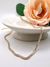 Load image into Gallery viewer, Tennis choker small cz necklace
