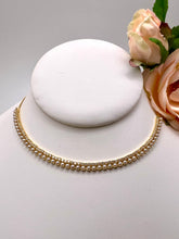 Load image into Gallery viewer, Mini pearl cz diamond choker necklace
