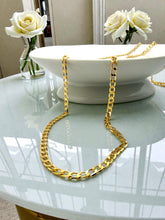 Load image into Gallery viewer, Long grumet chain 4mm necklace

