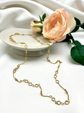Load image into Gallery viewer, Long Tiffy tiny ball detail necklace
