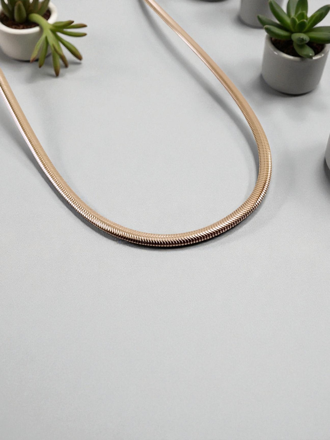 Snake 5mm classic choker necklace