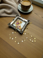 Load image into Gallery viewer, Long necklace small medals hanging
