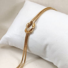 Load image into Gallery viewer, Double mesh snake knot bracelet

