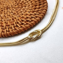 Load image into Gallery viewer, Double mesh snake knot bracelet
