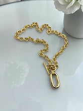 Load image into Gallery viewer, Chunky chain long tie necklace
