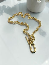 Load image into Gallery viewer, Chunky chain long tie necklace
