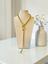 Load image into Gallery viewer, Chunky chain long tie necklace
