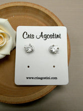 Load image into Gallery viewer, Light point zirconia diamond earrings
