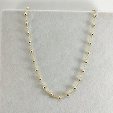 Load image into Gallery viewer, Mini ball in sequence choker necklace
