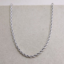 Load image into Gallery viewer, Twisted rope chain  Choker Necklace
