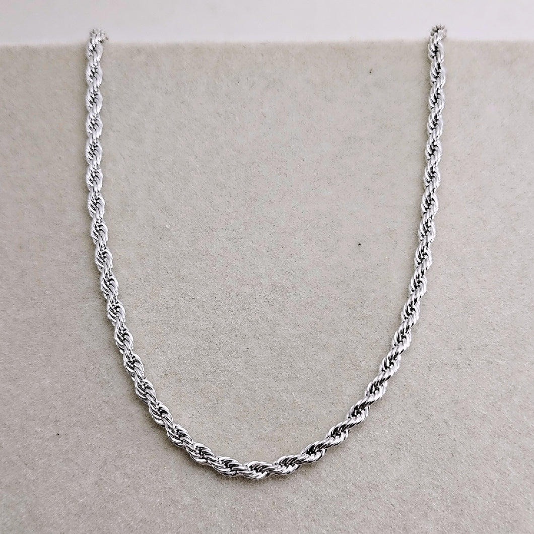 Twisted rope chain  Choker Necklace