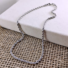 Load image into Gallery viewer, Twisted rope chain  Choker Necklace
