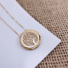 Load image into Gallery viewer, Tree of Life Necklace Blessed Family
