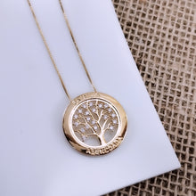 Load image into Gallery viewer, Tree of Life Necklace Blessed Family
