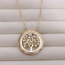 Load image into Gallery viewer, Tree of Life Necklace Blessed Family
