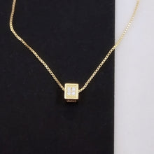 Load image into Gallery viewer, Delicate Cube Pendant Necklace
