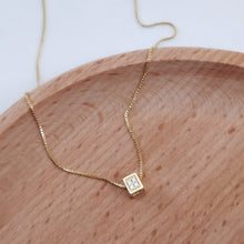 Load image into Gallery viewer, Delicate Cube Pendant Necklace
