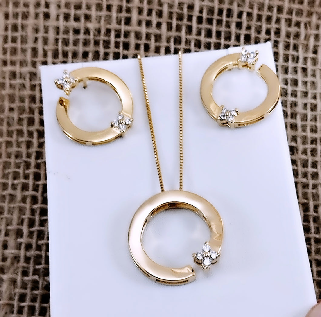 Circle and cz detail  set