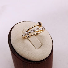 Load image into Gallery viewer, Nail revamped baguette ring
