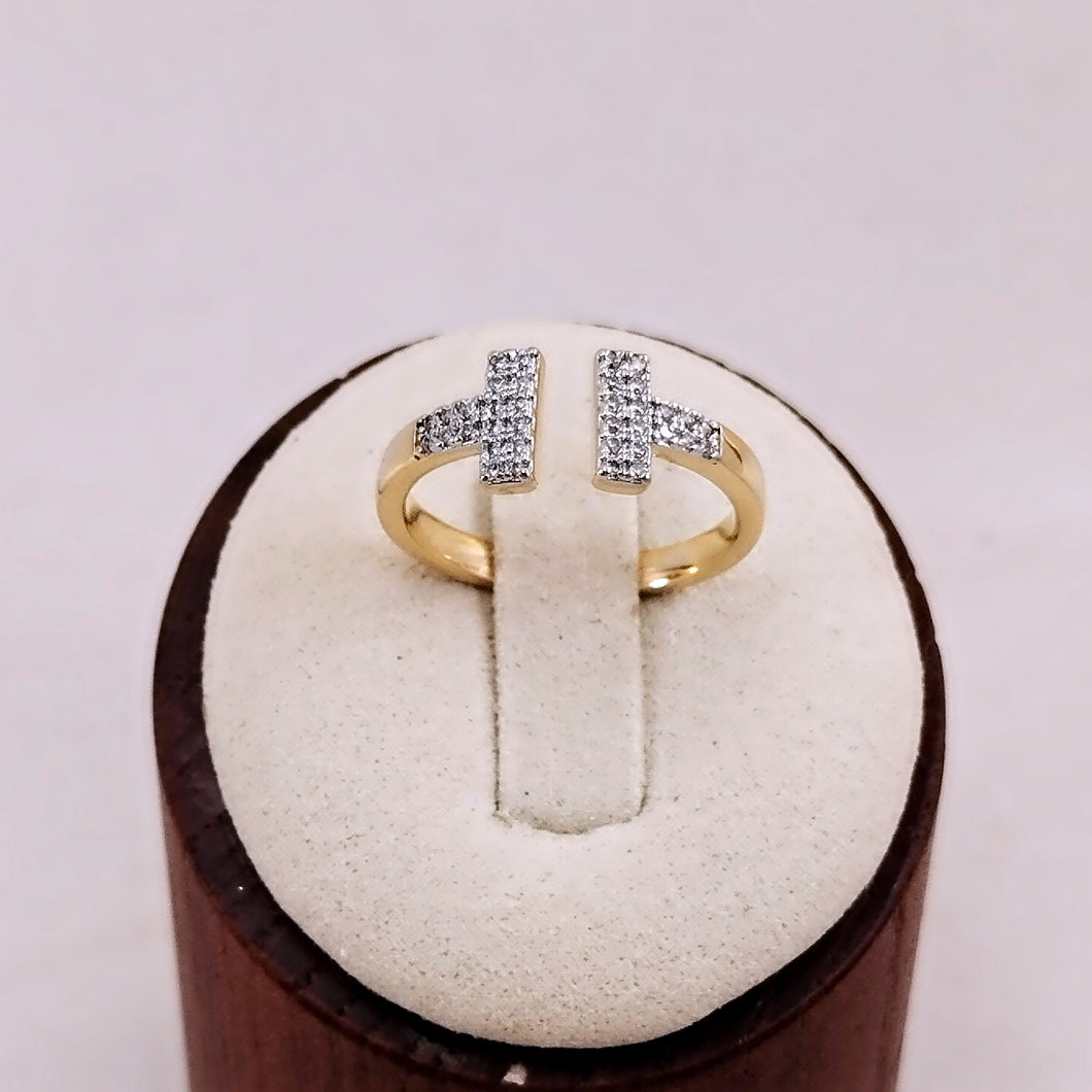 Adjustable Tify cz ring