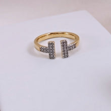 Load image into Gallery viewer, Adjustable Tify cz ring
