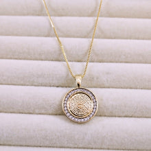 Load image into Gallery viewer, Lord&#39;s prayer small medal necklace
