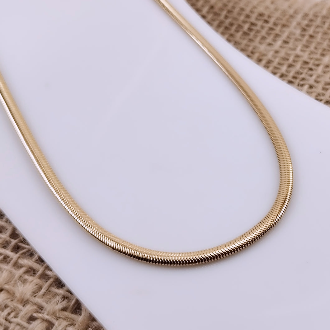 Thin Snake Choker Necklace