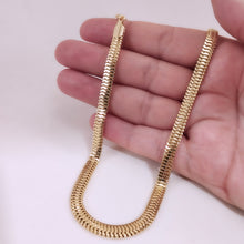 Load image into Gallery viewer, Flat Snake 6mm Necklace
