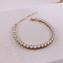 Load image into Gallery viewer, Crystal cz tennis bracelet
