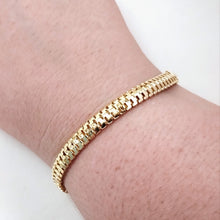 Load image into Gallery viewer, Thick flat snake bracelet
