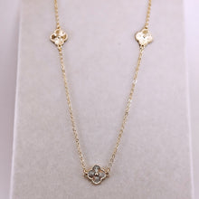 Load image into Gallery viewer, Long clover VC necklace
