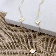 Load image into Gallery viewer, Long clover VC necklace
