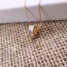 Load image into Gallery viewer, Charm cut baguette necklace
