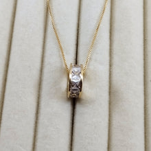 Load image into Gallery viewer, Charm cut baguette necklace
